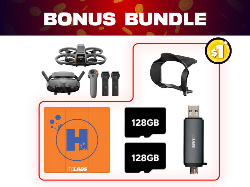 DJI Avata 2 FMC + $1 Bonus Bundle